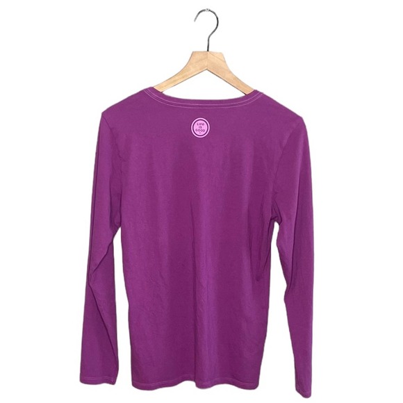 Life is Good ‘Eat Drink and Be Merry’ Long Sleeve Graphic Tee Size Small - Picture 6 of 6